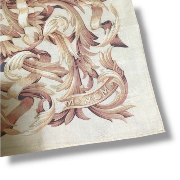 MCM Vintage Baroque Motif Scarf - Picture 4 of 4